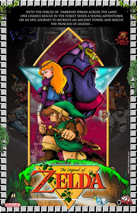 Legend of Zelda NES Poster by whittingtonrhett on DeviantArt