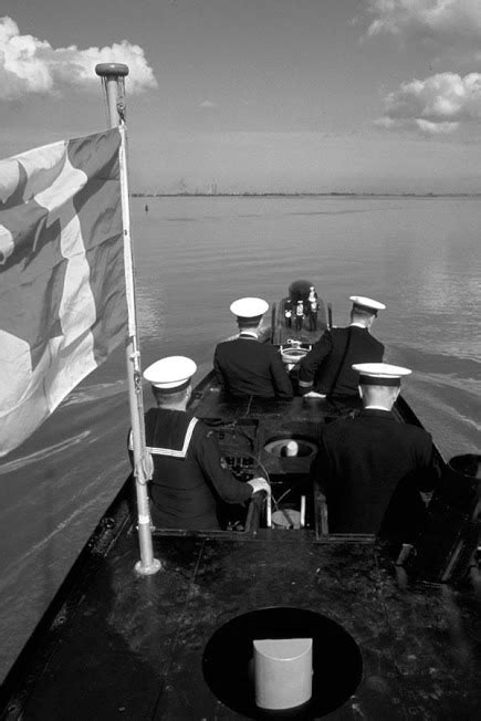 Tour Scotland Photographs: Old Photograph Submarine Holy Loch Scotland