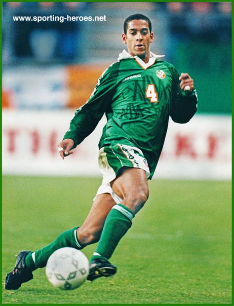 Phil BABB - International Games for Ireland. - Ireland