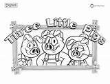 Pictures Of The Three Little Pigs  Coloring Home sketch template