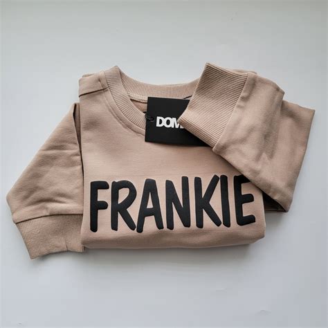 Puff Name - Kids Tan Crew – Domax Tees