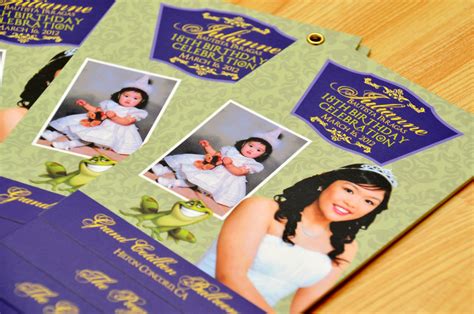 Julianne's The Princess and The Frog Themed Debut Invitations, USA - Invitations by Dianne Tan ...