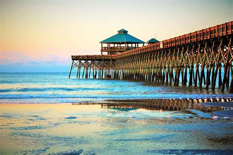 Meet You At The Pier - Folly Beach Pier Photograph by Sandra Bennett