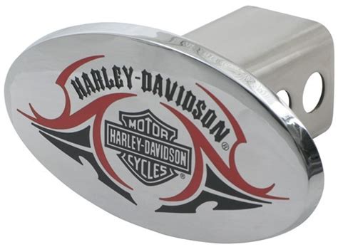 Harley-Davidson Oval 2" Trailer Hitch Cover with Logo and Medieval ...