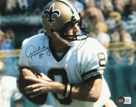 Archie Manning Signed Saints 8x10 Photo (Beckett) | Pristine Auction