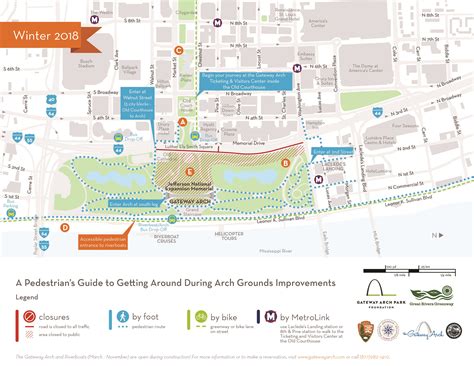 St Louis Arch Grounds Map | semashow.com