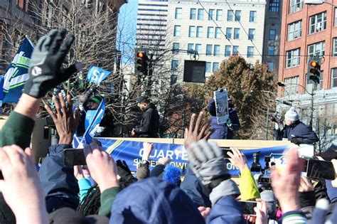 Seahawks Super Bowl Victory Parade, 4th & Washington, Downtown Seattle ...