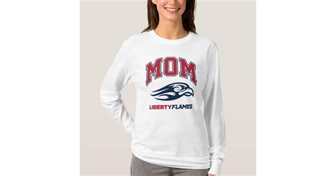 Liberty University Mom T-Shirt | Zazzle