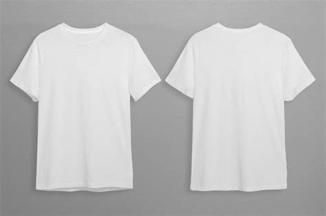 White t-shirts with copy space on gray b... | Free Photo #Freepik # ...