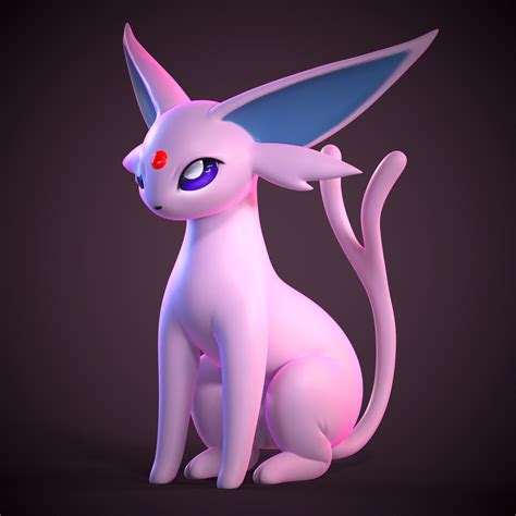 STL file Espeon pokemon・3D printer model to download・Cults