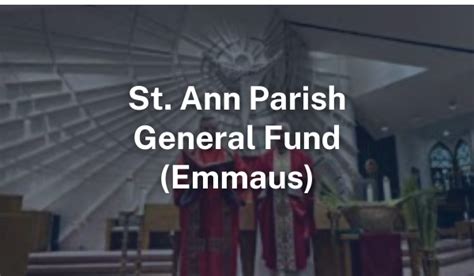 St. Ann Parish Emmaus Archives - Catholic Foundation of Eastern PA