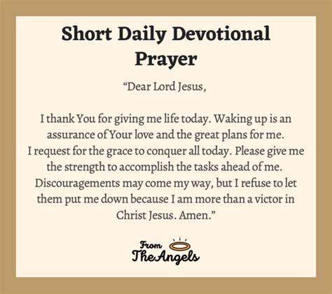 5 Short Daily Devotional Prayers For Today: God Will Help You