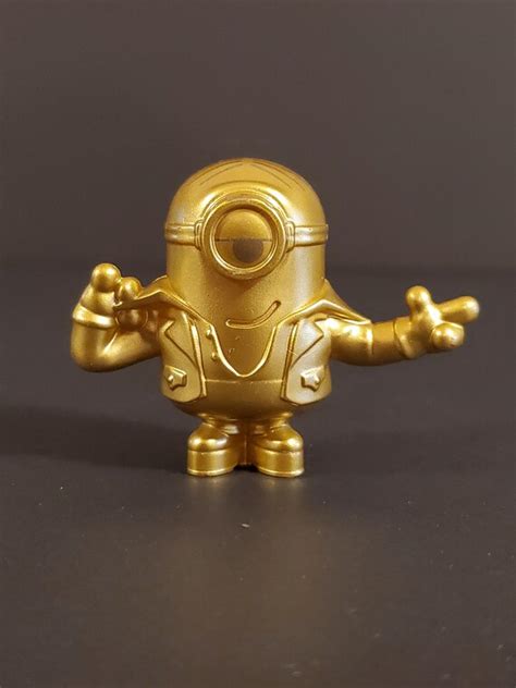 Gold Minion Figure the Rise of Gru Mcdonald's Rare | Etsy