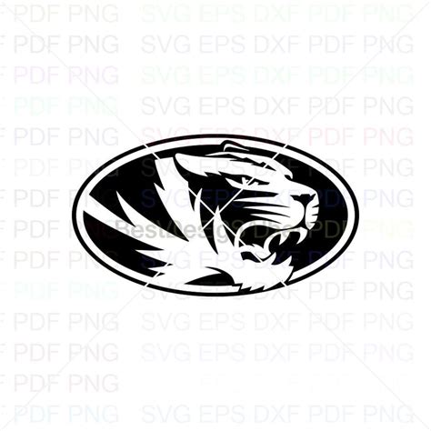 Missouri Tigers Svg Dxf Eps Pdf Png Cricut Cutting file | Etsy