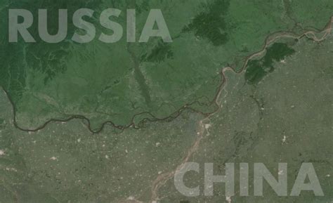 The Amur River: Dividing Deserted Russian Siberia From Populous Chinese ...