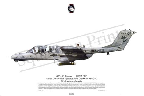 OV-10D Bronco - Print | Squadron Prints