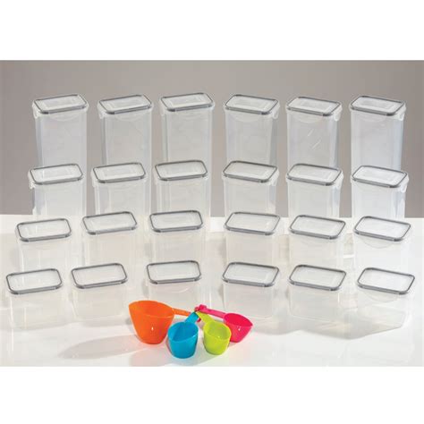 24 Piece Food Storage Containers Set With Boxes Lids