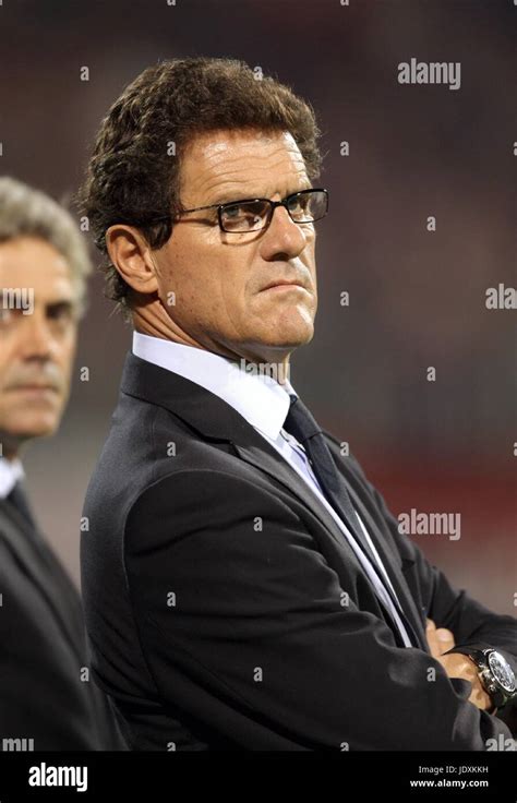 FABIO CAPELLO ENGLAND FOOTBALL MANAGER MAKSIMIR STADIUM ZAGREB CROATIA ...