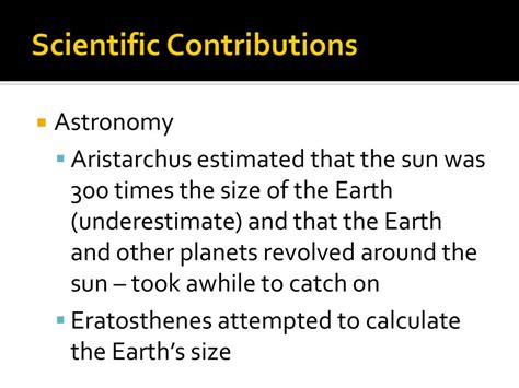 Cultural and Scientific Advancements - ppt download