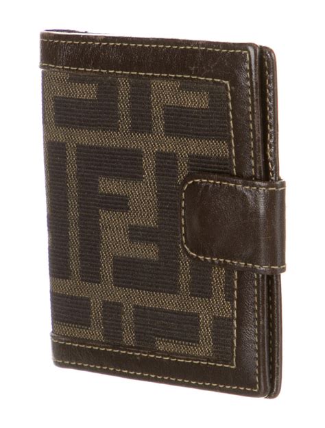 Fendi Canvas Printed Wallet - Brown Wallets, Accessories - FEN172684 ...