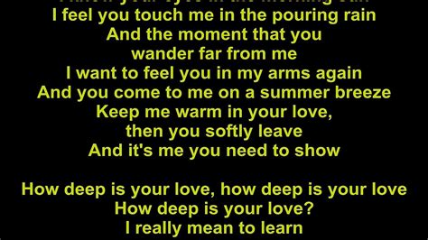 Bee Gees – How Deep Is Your Love Lyrics - video Dailymotion