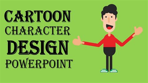 Cartoon Character PowerPoint - Cartoon Design PowerPoint - PowerPoint Tutorial - TBIN PowerPoint ...