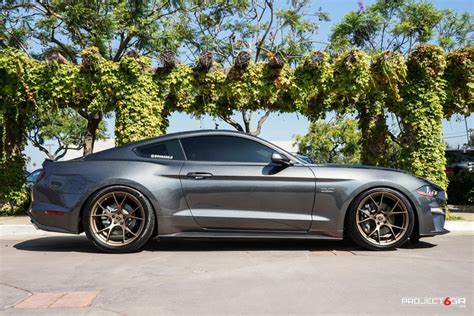 2018 Magnetic Grey Mustang GT sporting Project 6GR 10-TEN wheels in ...