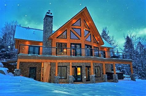 Dream Log Cabin Home in Winter! | Log cabin homes, Log home plans, Log home decorating