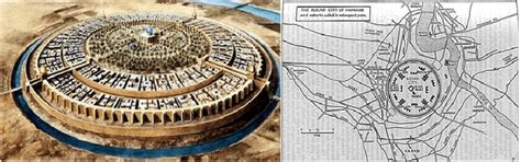 "Round City" Baghdad AD762 by Abu Jafar al-Mansur Islamic Architecture,... | Download Scientific ...