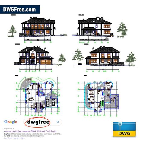 Villa Details Files DWG [ Drawing FREE ] CAD for Architect in AutoCAD.