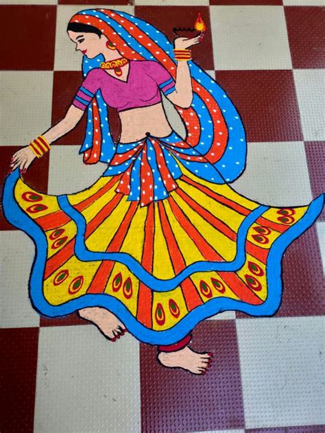 Diwali rangoli | Cartoons rangoli design, Rangoli designs simple diwali ...