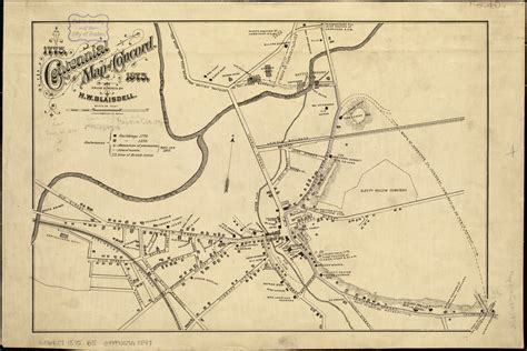 Centennial map of Concord, 1775-1875 - Norman B. Leventhal Map & Education Center