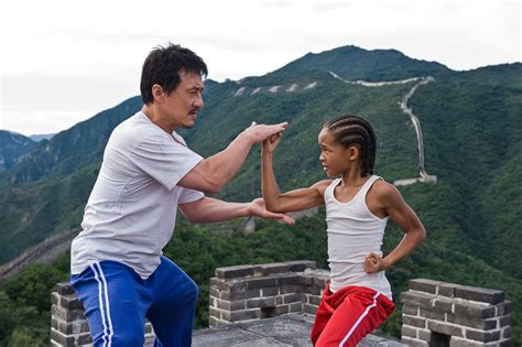 Jackie Chan and Jaden Smith in The Karate Kid movie #25337