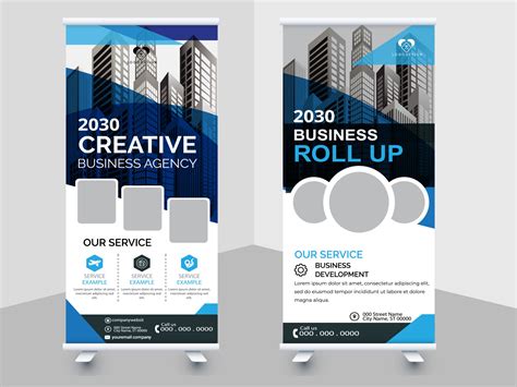 creative business roll up banner design. Standee Design Banner ...