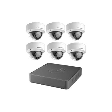 Hikvision TurboHD 8-Channel 1080p DVR with 2TB HDD and 6 1080p Outdoor Dome Cameras Kit - Alarm ...