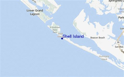 Shell Island Florida Map - Map Of Biloxi Mississippi