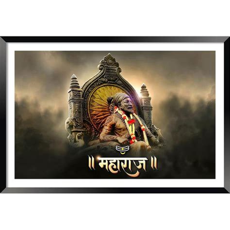 Chhatrapati Shivaji Maharaj Paintings For Living room for Office and ...