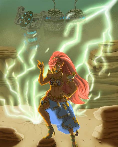 Legend of Zelda Breath of the Wild art > Gerudo Champion Lady Urbosa ...