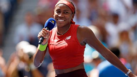 Coco Gauff grabs ESPN microphone and turns into live TV host in another ...