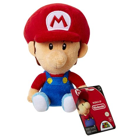 Snapklik.com : World Of Nintendo Baby Mario Plush From Mario Bros Universe