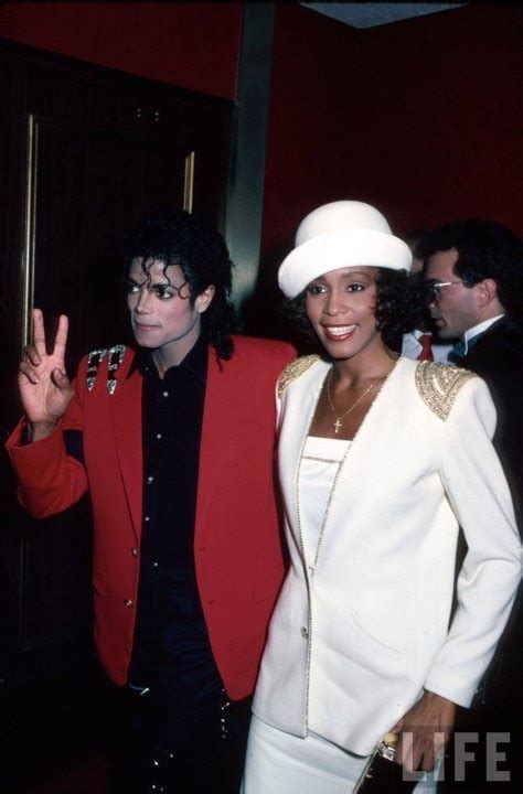 Michael Jackson & Whitney Houston | Whitney Houston | Pinterest