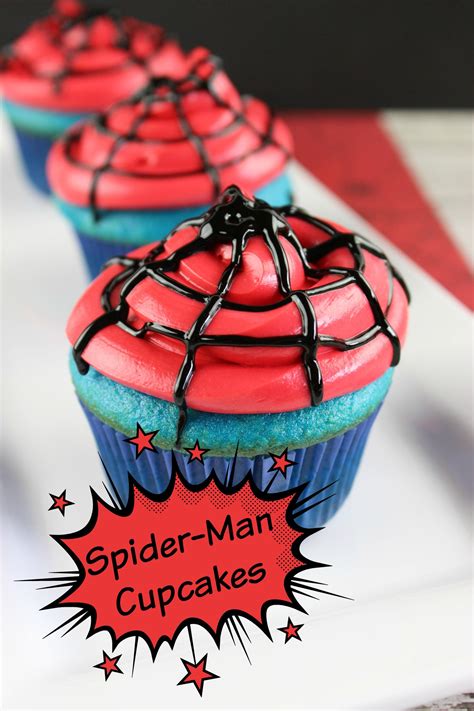 Spider-Man Cupcakes