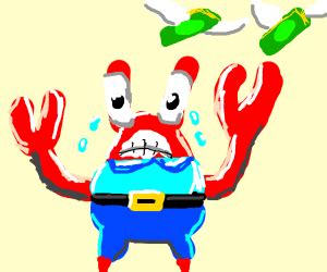 Mr Krabs loses all of his money - Drawception