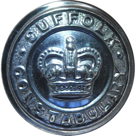 Suffolk Constabulary uniform button