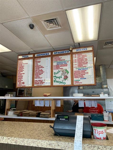 Menu at House of Pizza pizzeria, Pawtucket