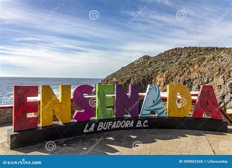 La Bufadora, Mexico, September 9, 2023: Poster of La Bufadora Which is a Marine Geyser that is ...