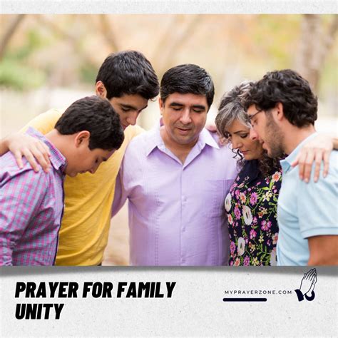 PRAYER FOR FAMILY UNITY