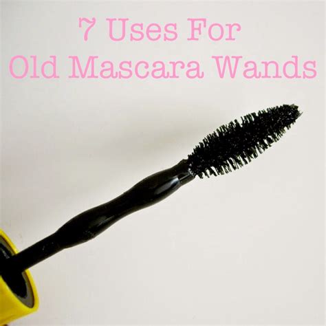 Beauty Tips : 7 Uses For Old Mascara Wands - Glam O' Sphere | Mascara wands, Mascara, Wands