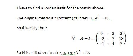 linear algebra - A Basis for a Jordan Normal Form - Mathematics Stack ...