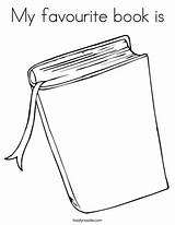 My Favourite book Is Coloring Page  Twisty Noodle Book Writing sketch template